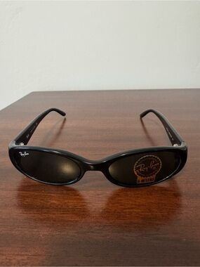 Vintage Ray-Ban G15 Black Oval Sunglasses - Never worn